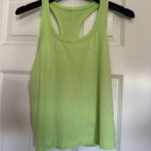 Lime Green Racerback Tank Top